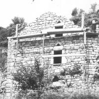Maison Brudy : le pignon reconstruit - Cliquez sur l'icone pour agrandir Maison Brudy : le pignon reconstruit - Cliquez sur l'icone pour agrandir