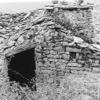 Maison Brudy en 1975 : pignon côté chemin - Cliquez sur l'icone pour agrandir